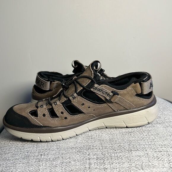 Mephisto Allrounder Men's Maroon Praline Nubuck Leather Sandal - Picture 7 of 9